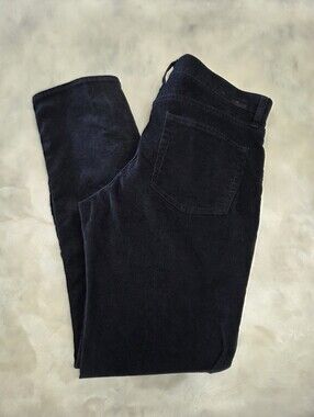 J. Crew Navy Corduroy Straight-Leg Pants Size 30W